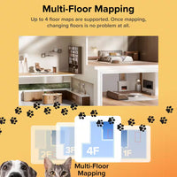 Qrevo Pet Standard Series Robot Vacuum and Mop for Carpet and Hardwood, Smart Navigation, Pet-Friendly, White