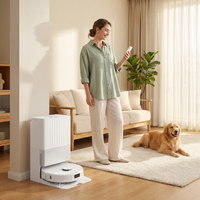 Qrevo Pet Standard Series Robot Vacuum and Mop for Carpet and Hardwood, Smart Navigation, Pet-Friendly, White — Lifestyle