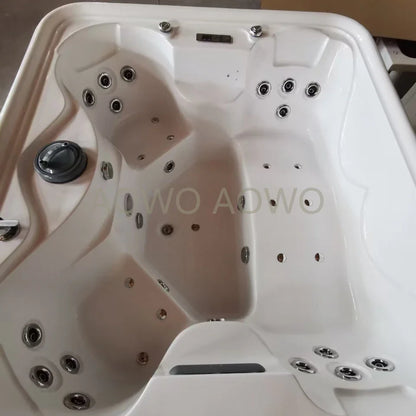 Stock Outdoor Swim Spa Pool Hot Tub Cheap Price Custom   Outdoor Outdoor Massage Spas Tub With Pillow